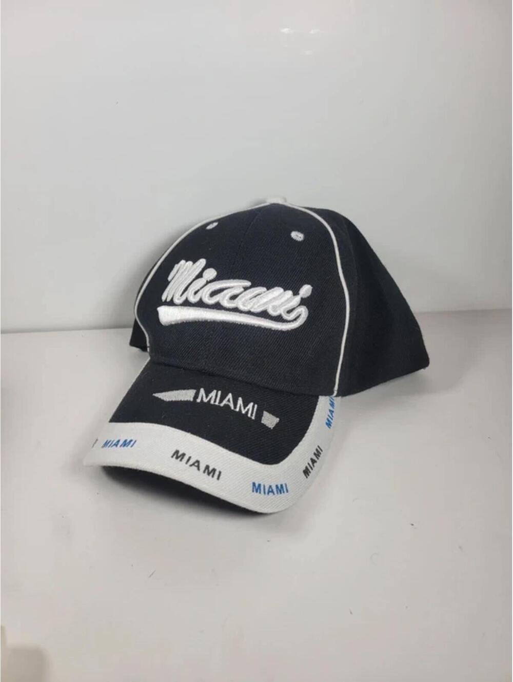 Miami Embroidery Puffed Baseball Cap
